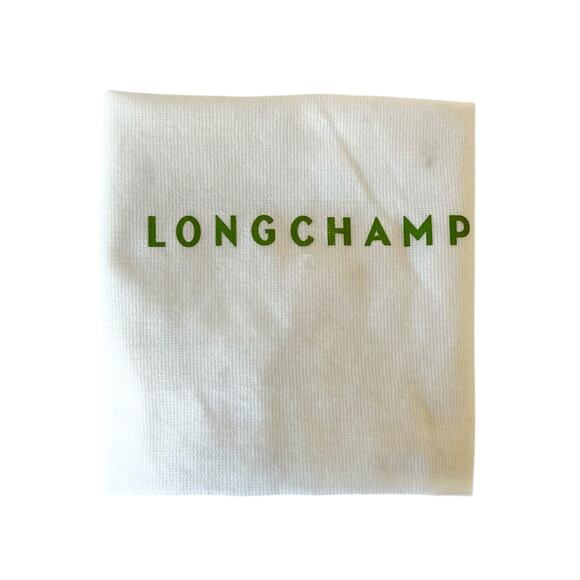 Longchamp Roseau Croc Embossed Leather Shoulder Baguette Bag Brown Vintage Y2K - Picture 10 of 10